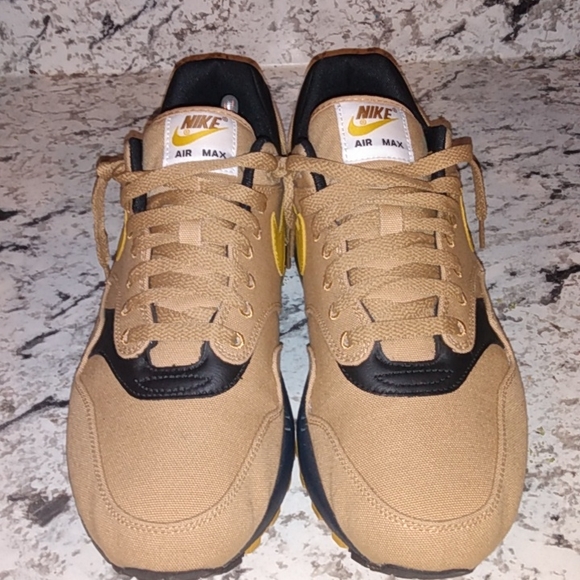 Nike Air Max 1 🔥Vintage🔥 "Carhartt" Elemental Gold/Black. - Picture 2 of 10
